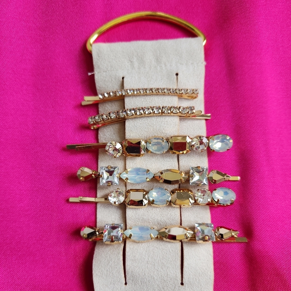 Jeweled Bobby Pins